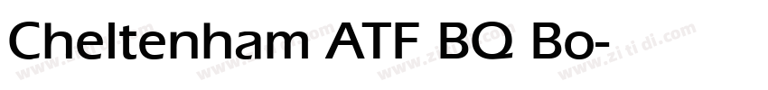 Cheltenham ATF BQ Bo字体转换